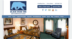Desktop Screenshot of blackbearinnorono.com